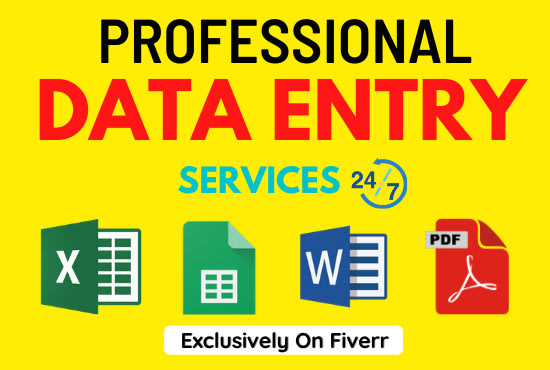I will do fastest excel data entry, internet research, typing job