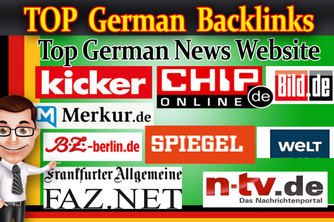 I will do german backlinks from top deutsche news sites, de link building, deutsche seo