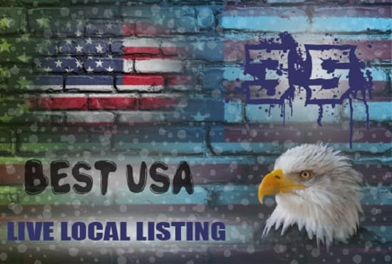 I will do google local citations or local listings for USA business