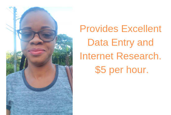 I will do internet research and data entry