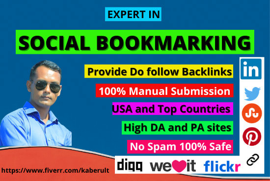 I will do manually social bookmarking submission