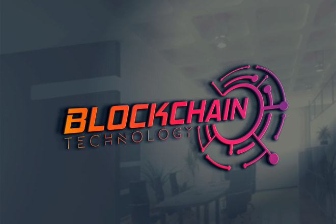 I will do minimalist technology, crypto, blockchain logo