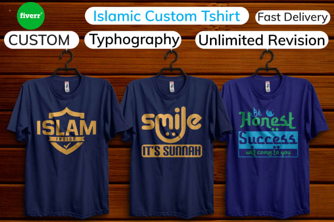 I will do modern awesome islamic tshirt design