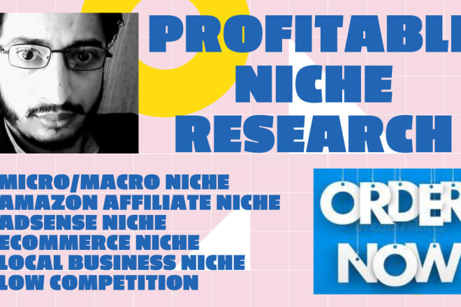 I will do niche research, micro and amazon affiliate
