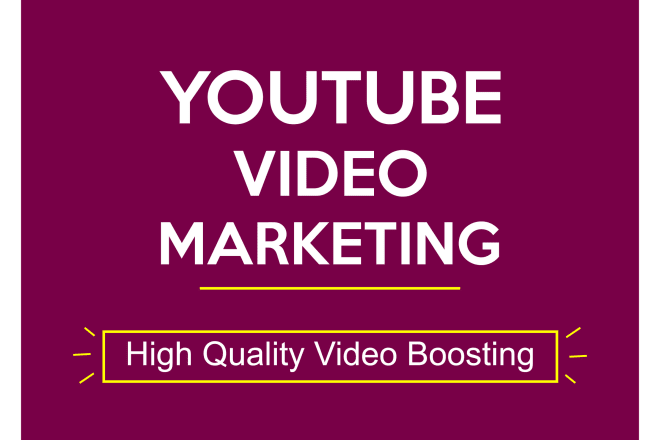 I will do organic youtube video promotion