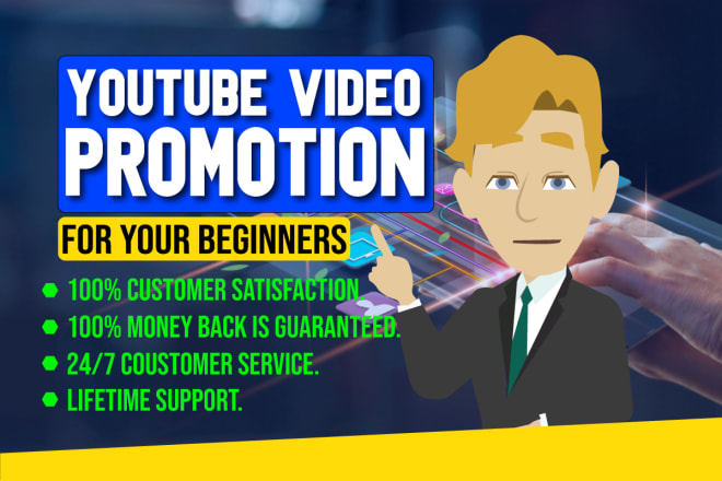 I will do organic youtube video promotion