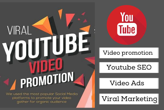 I will do paid and organic youtube video promotion and marketing