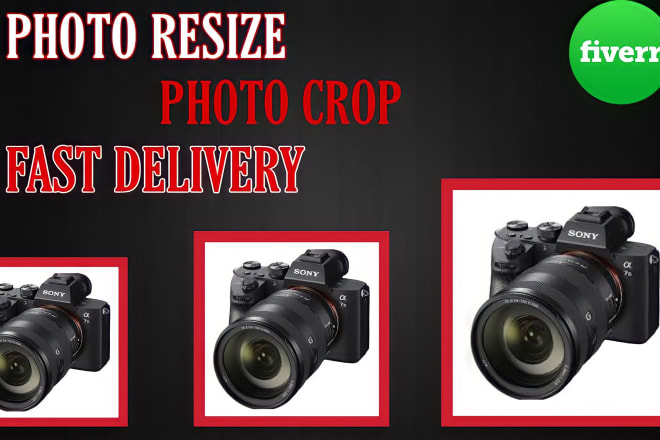 I will do photo resize and crop for an ecommerce very fast delivery