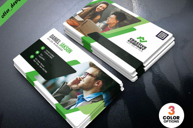 I will do professional business card design business card