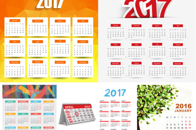 I will do professional full page or desk calendar design