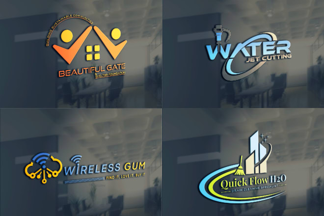 I will do professional unique and modern 3d business logo design