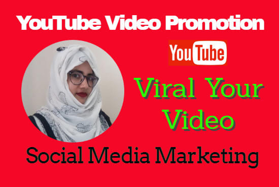 I will do promote your youtube videos on social media