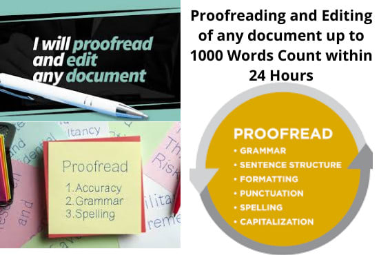 I will do proofreading and editing in any niche up to thousands of word within 24 hour
