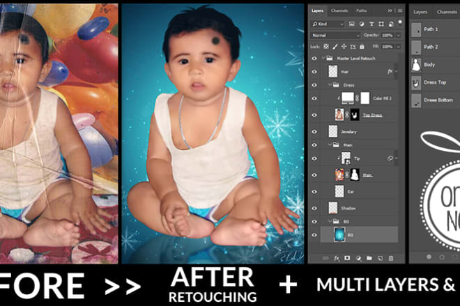I will do retouching image within 24 hours with a money back guarantee