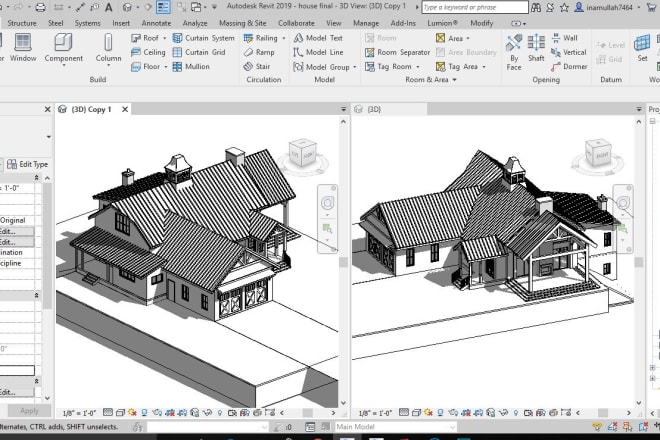 I will do revit architecture 3d modeling,rendering from 2d drawings