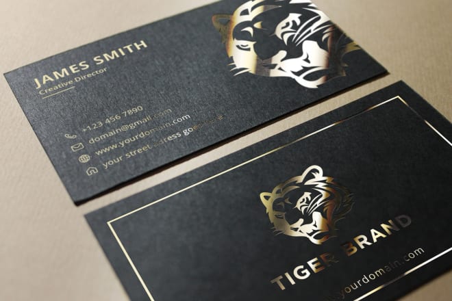 I will do stylish modern elegant luxury minimal simple stunning business card design