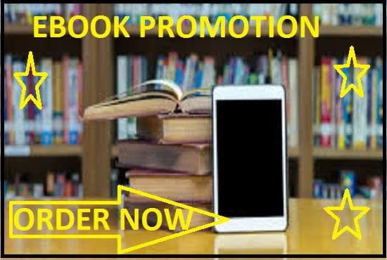 I will do viral kindle book promotion and ebook marketing to book lovers