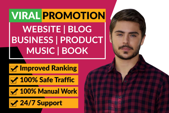 I will do website promotion, amazon store or business promotion