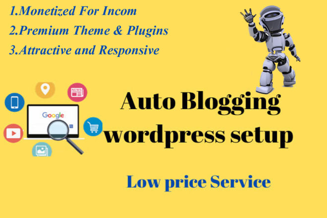 I will do wordpress autoblog or automated blog with auto spinner