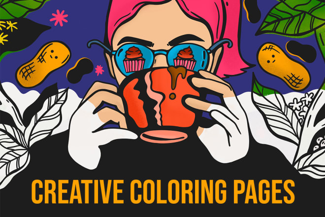 I will draw a custom colouring page in 24 hours for you