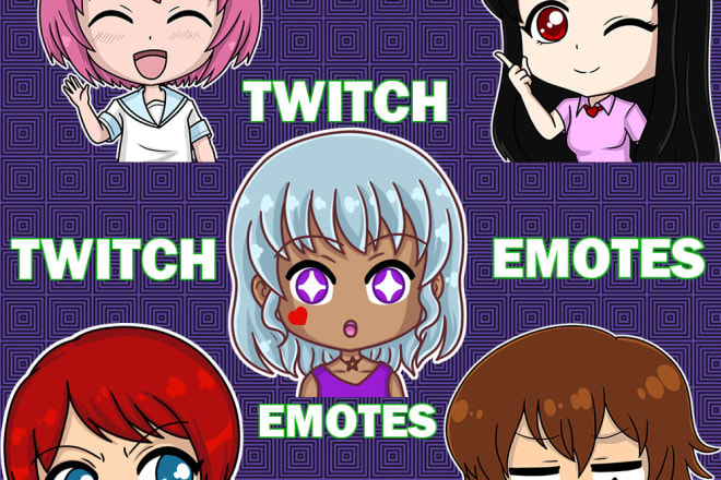 I will draw custom anime or chibi emotes