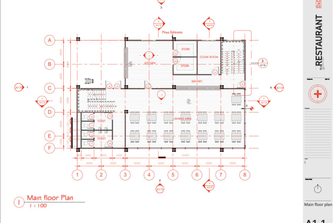 I will draw your floor plan,blueprint and working drawings