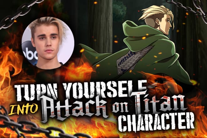 I will draw yourself as attack on titan character