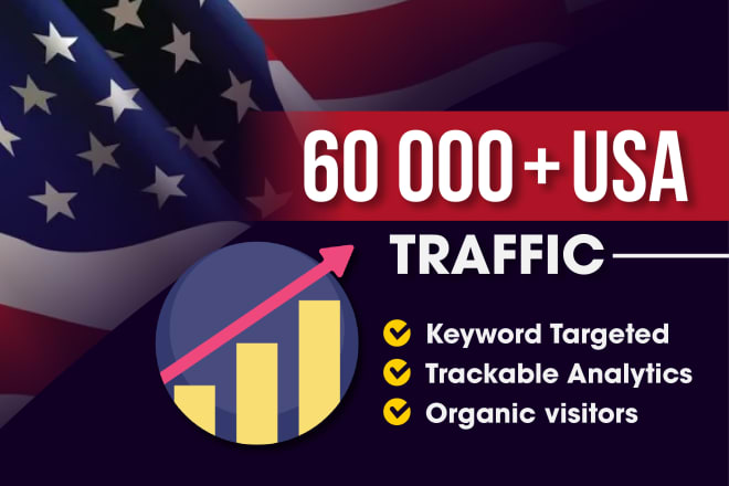 I will drive keyword targeted, organic traffic from USA
