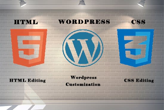 I will edit html, css and wordpress problem in your webpage