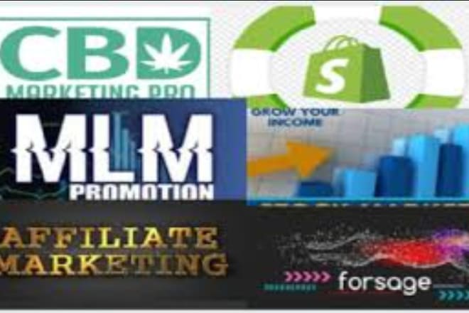 I will executively do vast MLM promotion, affiliate marketing, shopify promotion