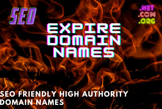 I will find high authority expire domain names research