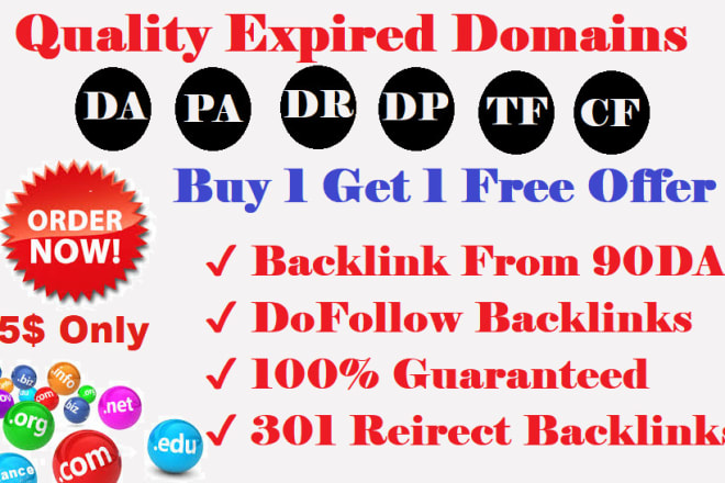 I will find premium expired domain with high da pa