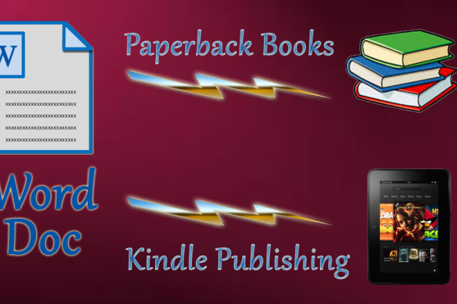 I will format your book for print and kindle publishing