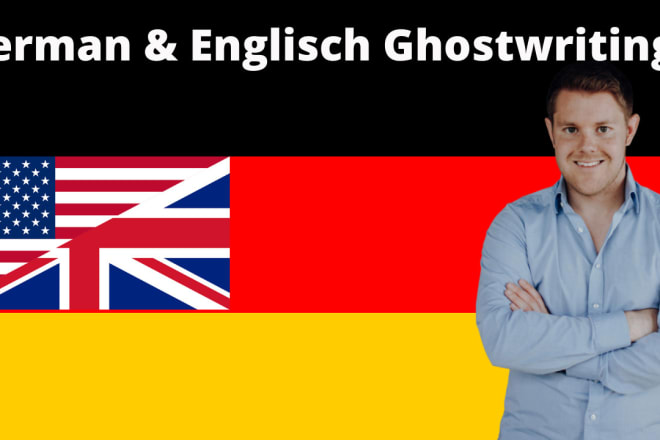 I will ghostwrite a german and english text, ebook, blogarticle