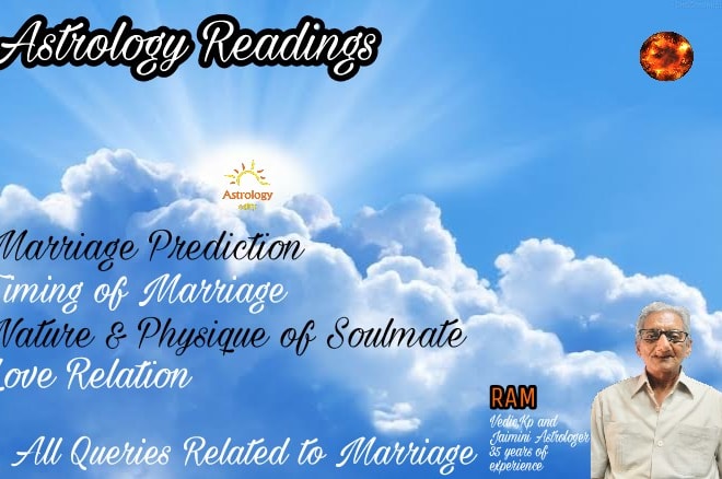 I will give accurate love and marriage predictions using astrology
