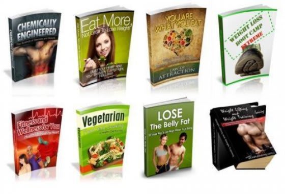 I will give you 100 weight loss and fitness health ebooks