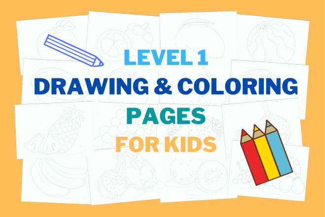 I will give you 16 pages printable kids drawing and colouring book pages