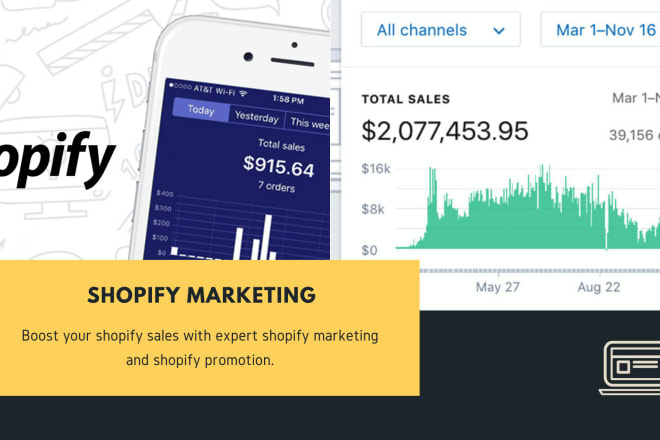 I will increase shopify sales and shopify traffic with shopify SEO, shopify marketing