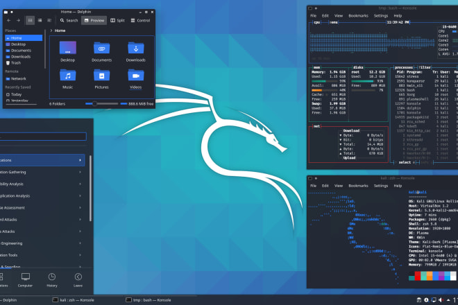 I will install and teach basic kali linux on virtual machine