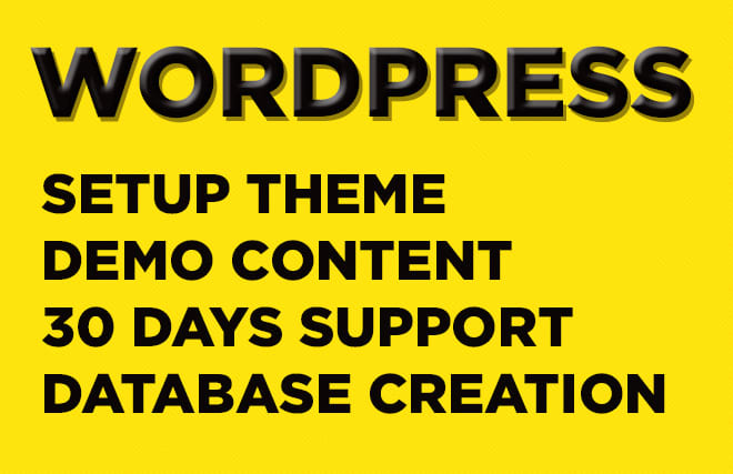 I will install or setup wordpress theme like demo