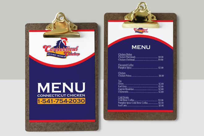 I will make a cafe menu, restaurant, food board, coffee menu design
