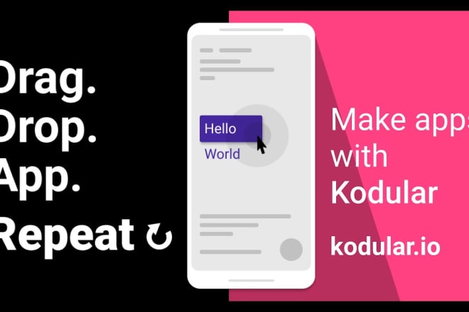 I will make a professional, good looking android app from kodular