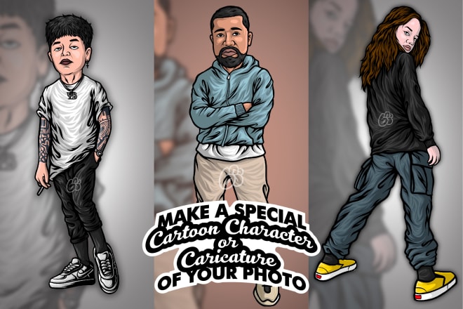 I will make a special cartoon character or caricature of your photo