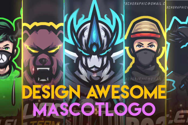 I will make awesome gaming, esport, and twitch mascot logo