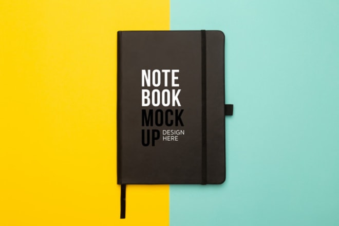 I will make do 3d notebook cover mockups