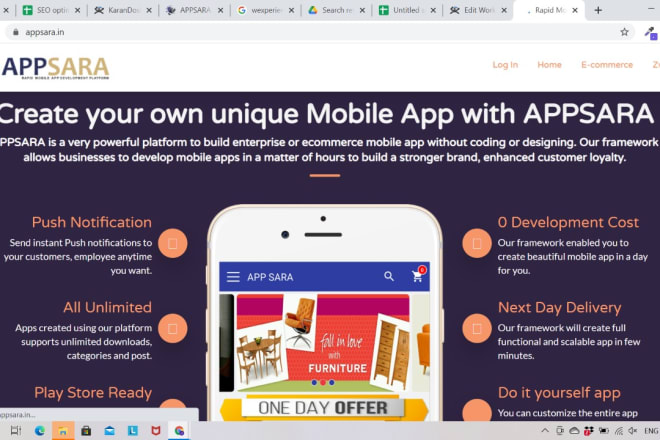 I will make mobile app, web app and other software development