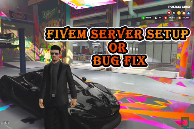 I will make or fix fivem custom server for you