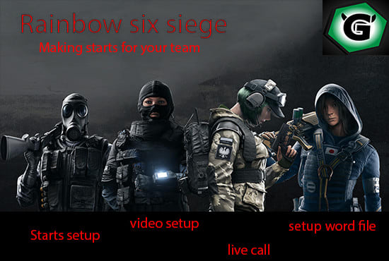 I will make strats for your team, rainbow six siege