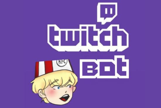 I will make you a custom twitch bot