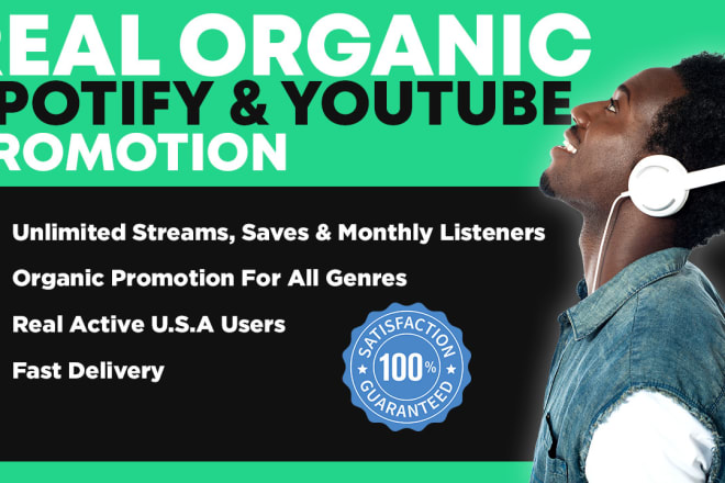 I will market do real organic music promotion for your single
